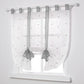 Window Embroidery ROman Blinds Sheer Curtains Decoration For Bedroom Balcony Kitchen, Grey, 80Cmx140Cm