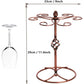 1Pc Wine Glass Rack, Stemware Holder With Wine Glass Drying Racks Holds 6 Wine Glasses(Wine Glasses Not Included).