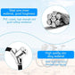 Bicycle Lock Zinc Alloy Bike Lock Universal Portable High Security Bicycle Lock Anti-Theft Bike Cable Mount Mtb Scooter