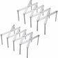 2 pcs Stainless Steel Lid Rack, Kitchen Utensil Organizer, Adjustable Design Lid Holder For Storing Pots, Glass Lids,