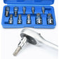 10 pcs M4 - M18 Torx Spline Bit Socket Set - Triple Square Socket Set With Storage Case