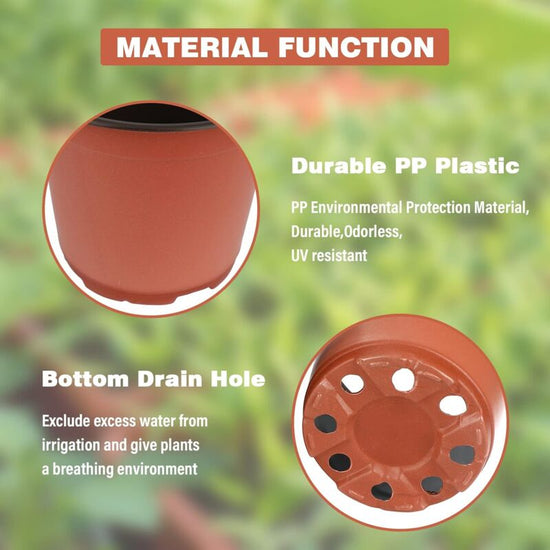 100 pcs 10Cm(Diameter) Soft Plastic Seed Pot Seedling Pot Seedling Pot