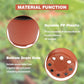 100 pcs 10Cm(Diameter) Soft Plastic Seed Pot Seedling Pot Seedling Pot
