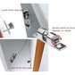 Door Catches 4 Pieces, Metal Ball ROller, Stainless Steel Cabinet Door Catch-Silver