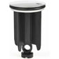 Ersandy Sink Plug ⌀ 40Mm Height Adjustable For Bathroom, Universal Aluminum Alloy Sink Plug - Black