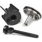 Ersandy Sink Plug ⌀ 40Mm Height Adjustable For Bathroom, Universal Aluminum Alloy Sink Plug - Black
