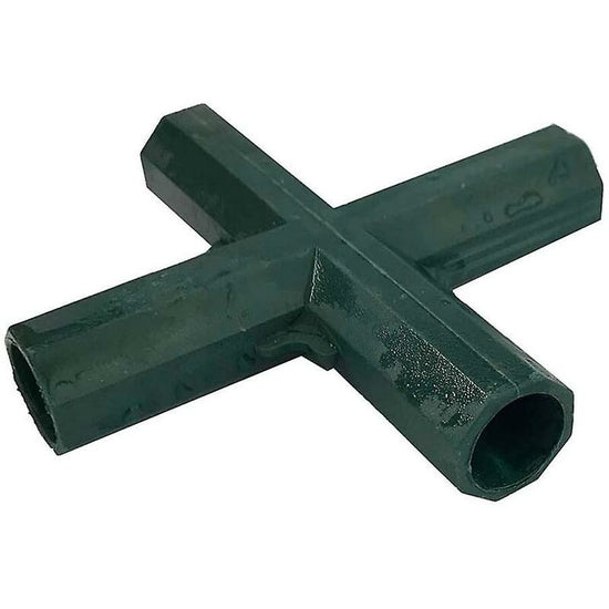 4 pcs 4 Way Garden Frame Corner Connector Pipe Connector Corner Connector For Greenhouse Furniture Frame Inner 16Mm
