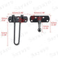 Secondary Door Lock, Security Door Chains, Sliding Door Lock, Stainless Steel Swing Bar, Security Door Lock, Matte Black