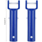2 pcs V-Shaped Head Handle, Blue Swimming Pool V-Shaped Clip Brush Head Handle Replacement Pool Accessories