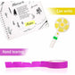 Neon Gaffer Tape 6 Colors, Uv Blacklight Glow In The DArk Fluorescent Tape For Uv Party (0.6 Inch X 16.5 Feet)