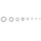 180 pcs 8 Size 304 Stainless Steel Spring Washer Assortment Kit, Spring Washers Kit M2.5 M3 M4 M5 M6 M8 M10
