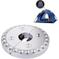 Camping Lights, LED Cordless Patio Umbrella Lights 3 Levels Dimmer Cordless Slide Light With 28 Super Bright LEDs For
