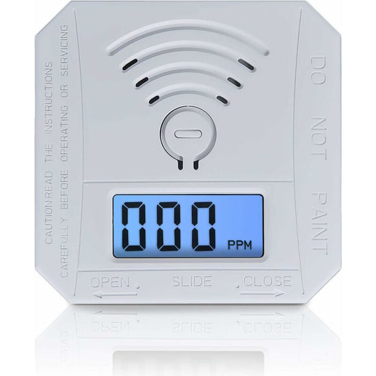 Carbon Monoxide Detector, Ul 2034 Compliant Co Gas Monitor Alarm Detector, Co Sensor With LED Digital Display For Home,