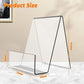 7 Pieces Acrylic Bookends, Clear Bookends, For Office Bookstore Schools Library - 10.5 X 9 X 7.5Cm