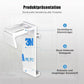4 pcs Double ROller Blind Clamp Brackets No Drilling Replacement Accessories For Pvc, Wooden Window, Door Leaf