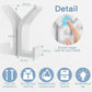 Self Adhesive Hooks Aluminum Wall Hook Waterproof Bathroom Towel And RObe Hooks For Kitchen Bathroom Closets 5 pcs