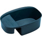 Kitchen Drain Baskets, Hanging Sink Basket Drain Holder Hanging Storage Shelf Sponge Holder Sink Drain Basket (Blue)