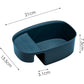 Kitchen Drain Baskets, Hanging Sink Basket Drain Holder Hanging Storage Shelf Sponge Holder Sink Drain Basket (Blue)