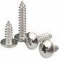 M4 X 25Mm 40 pcs ROund Head Wood Screws 304 Stainless Steel Cross Recessed Mushroom Head Self Tapping Screws Fasteners