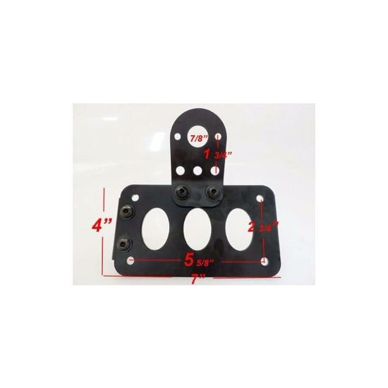License Plate Bracket Easy Fix Mounting Kit Motorcycle Part For Harley
