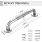 Bathroom Grab Bar, Sus 304 Stainless Steel Bathtub Handle With Non-Slip Grip, Toilet Grab Bar For