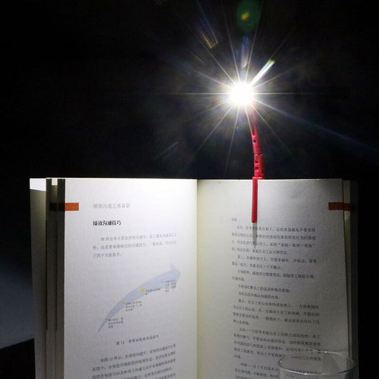 Adjustable Foldable Battery Powered Reading Light (Blue)