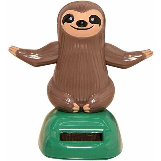 Cute Cartoon Sloth Swing Solar Car DAshboard Interior Decor Ornament Gift Novelty Desk Car Toy Ornament - Durable And