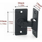 90 Degree Right Angle Stainless Steel Door Lock, Used For Wooden Fences, Doors And Windows, Sliding Doors (Black)