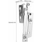 2 pcs Durable Steel Folding Support Hinges For Cupboard, Wardrobe, Cabinet, Door
