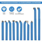 Universal Lathe Tools Milling Cutting Turning Tool Set, 11 pcs Carbide Tipped Cutting Tool Set, High Versatility Lathe