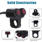 12V Waterproof Motorcycle Atv Bike 22Mm 7/8 Inch Handlebar Dual Control Kill Button Headlight Switch Hazard Brake Fog