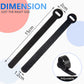 60 Pack Black Reusable Cable Ties Adjustable Releasable Cable Management Clips For Pc Cables, Organizing Cords, Tv,