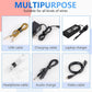60 Pack Black Reusable Cable Ties Adjustable Releasable Cable Management Clips For Pc Cables, Organizing Cords, Tv,