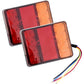 2 pcs 12V LED Tail Lights, Multifunctional Rear Lights For Tractor Truck Trailer