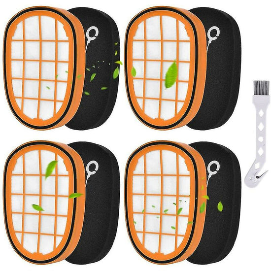 4 Packs De Filtres Pour Philips Speedpro Max Aqua Handheld Fc6812 Fc6813