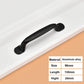 10X 96Mm Black Kitchen Cabinet Door Pulls Cupboard Drawer Bedroom Furniture Pull Handle