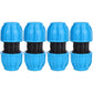 4 pcs 25Mm To 25Mm Pe Plastic Straight Water Pipe Fittings Pvc Pe Ppr Pipe Connector Accessories