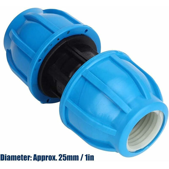 4 pcs 25Mm To 25Mm Pe Plastic Straight Water Pipe Fittings Pvc Pe Ppr Pipe Connector Accessories