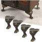 4 pcs Antique Brass Jewelry Box Wooden Case Decorative Feet Legs Chest Corner Protector