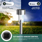 Outdoor Solar Lights LED Landscape Light Pack/Pathway Lights Stainless Steel-12