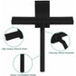 27Cm Silicone Shower Squeegee - For Glass Shower Door And Wall - With Hanging Hook - Black