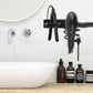 Hair Dryer Holder And Straightener Stand, Hair Dryer Holder With Cable Management, Wall Mounted Hair Dryer Organizer