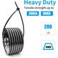 100 Pieces White Large Cable Ties, Extra Long 400Mm X 9Mm Cable Tie Nylon Uv Resistant, 80 Kgs Heavy Duty Cable Ties