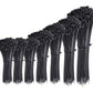700 Piece Black Nylon Cable Ties, Lengths 4"/ 6"/ 8"/ 10"/ 12"