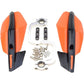 7/8" 22Mm Handguards Motocross Handlebar Hand Brush Guard Replacement For Motocross Dirt Bike Atv Off ROad Orange