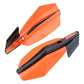 7/8" 22Mm Handguards Motocross Handlebar Hand Brush Guard Replacement For Motocross Dirt Bike Atv Off ROad Orange