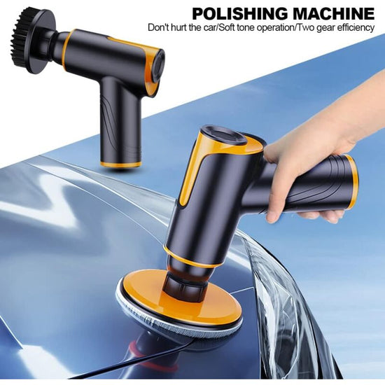 Mini Cordless Car Polisher Rechargeable Polishing Machine 100W 1800Rpm Portable Multifunctional Polishing Machine For