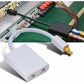 Dual Port Digital Optical Audio Splitter Easily Connect Multiple Components Without Swapping Connections Low Jitter