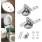 Toilet Seat Hinge Replacement Fixings Zinc Alloy Toilet Seat Hinge Toilet Seat Hinge For Wood Resin Mdf Toilet Seat