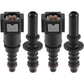7.89Mm To 8Mm Straight Car Fuel Hose Quick Release Connector 2 Set